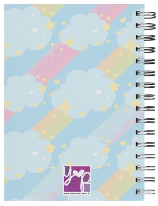 caderno personalizado unicornio